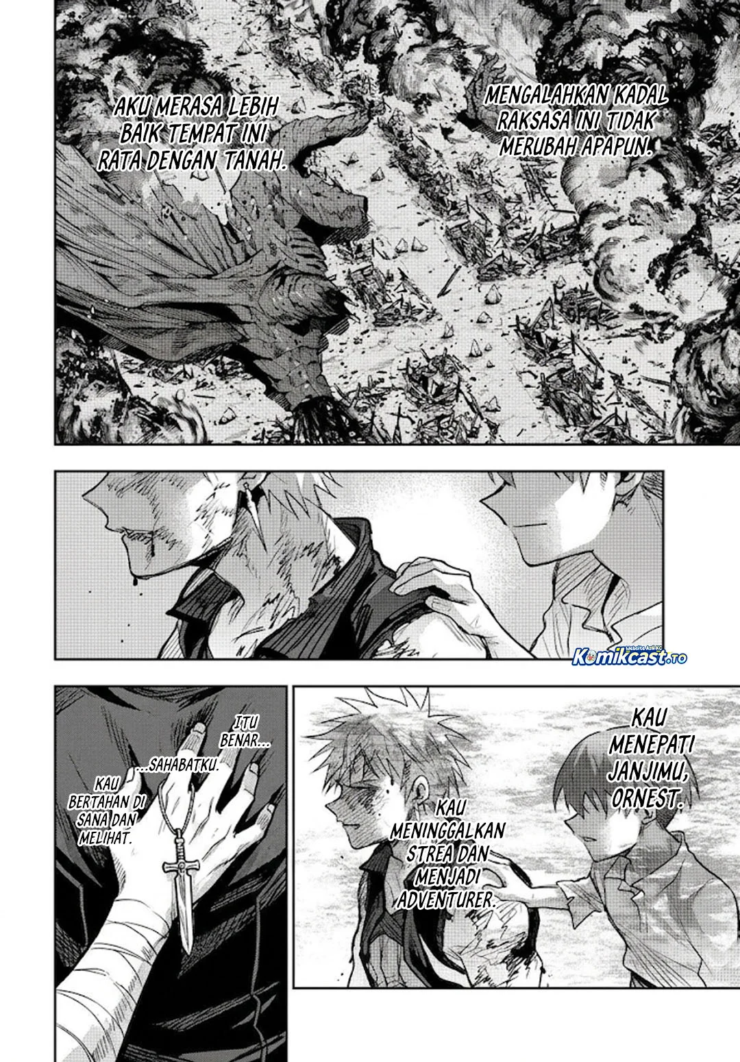 A Court Magician, Who Was Focused On Supportive Magic Because His Allies Were Too Weak, Aims To Become The Strongest After Being Banished Chapter 203 Gambar 11