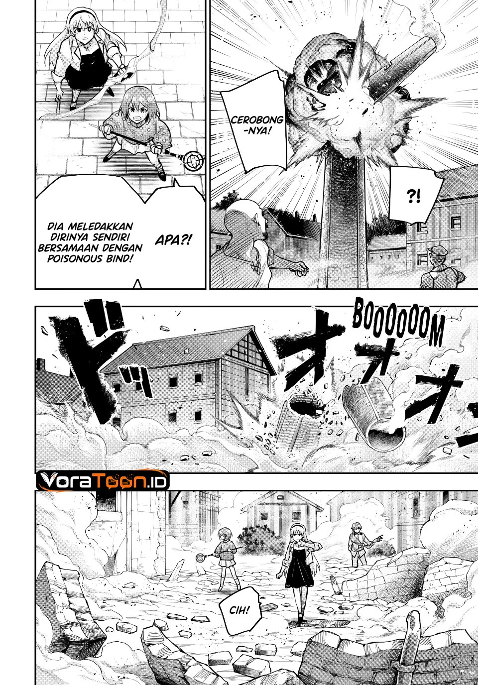 A Court Magician, Who Was Focused On Supportive Magic Because His Allies Were Too Weak, Aims To Become The Strongest After Being Banished Chapter 213 Gambar 11