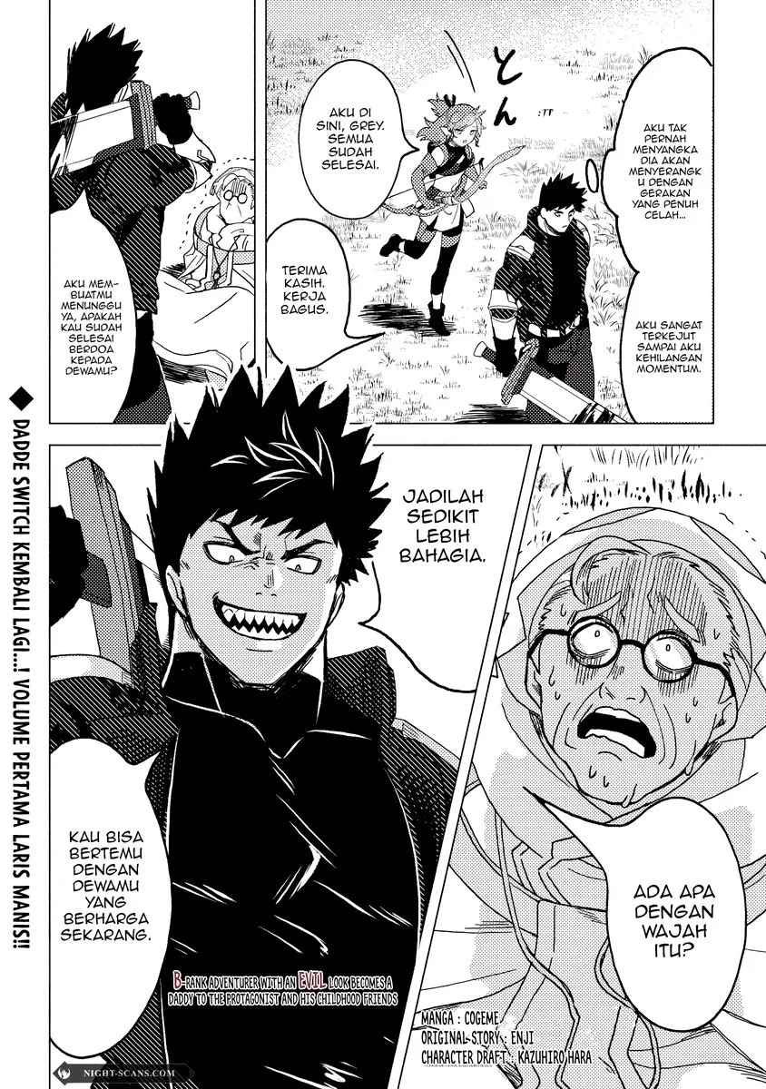 B-Rank Adventurer With an Evil Look Becomes a Daddy to the Protagonist and His Childhood Friends (Akuninzura shita B-kyuu Boukensha) Chapter 9 Gambar 18