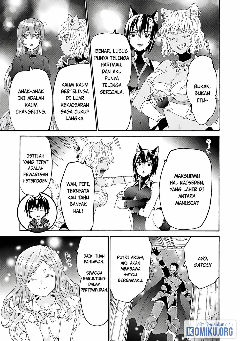 Death March kara Hajimaru Isekai Kyousoukyoku Chapter 119 Gambar 14