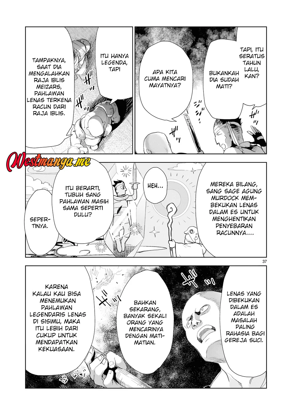 Elf Tsuma to Hajimeru Yuukyuu no Tabi ~Densetsu no Yuusha, Aisuru Elf to Tomoni 100-nen Mae ni Sukutta Sekai wo Tabisuru~ Chapter 1 Gambar 32