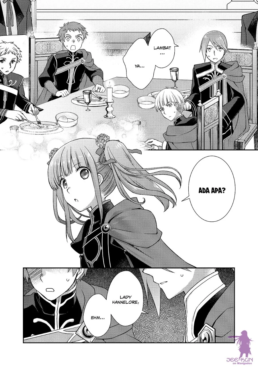 Honzuki no Gekokujou: Hannerōre no Kizoku-in Gonensei Ichi – Koishite Mitai O’hime-sama Chapter 8 Gambar 17