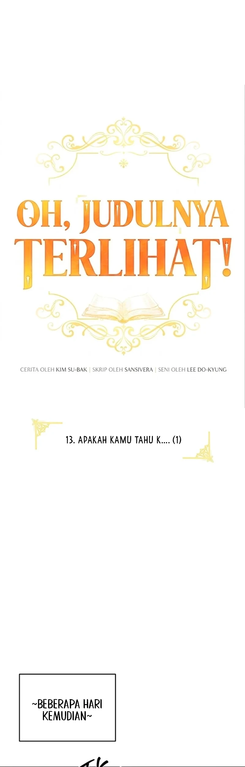 I Can See Their Titles Chapter 13 Gambar 33