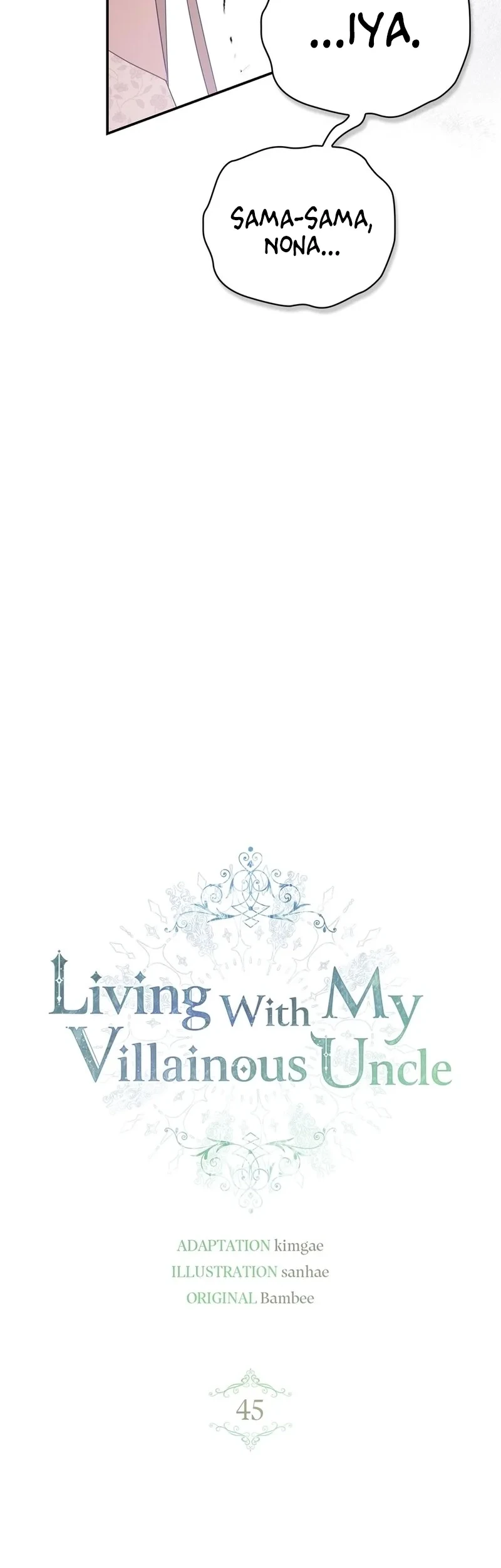 I Live With My Villain Uncle Chapter 45 Gambar 35