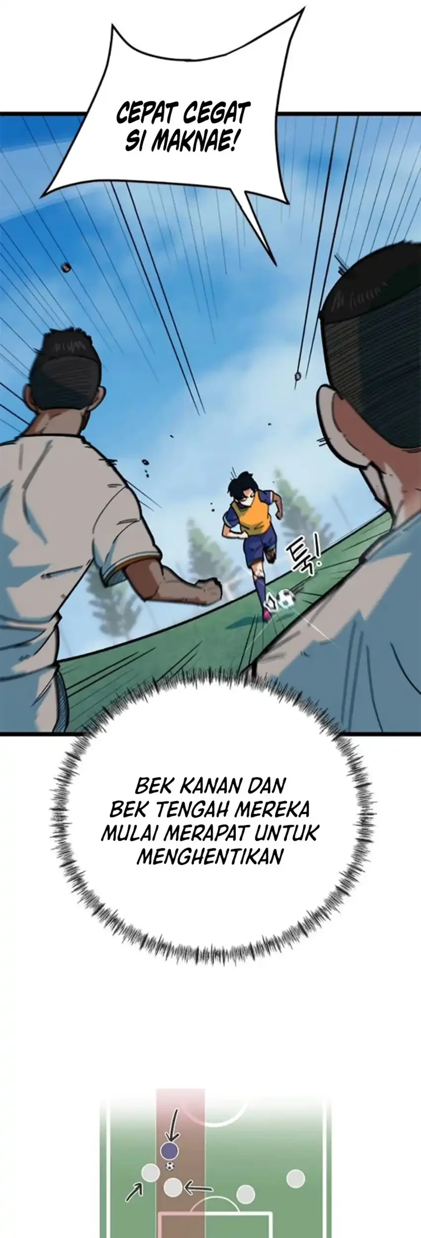 I’m Being Misunderstood as a Soccer Genius Chapter 74 Gambar 49