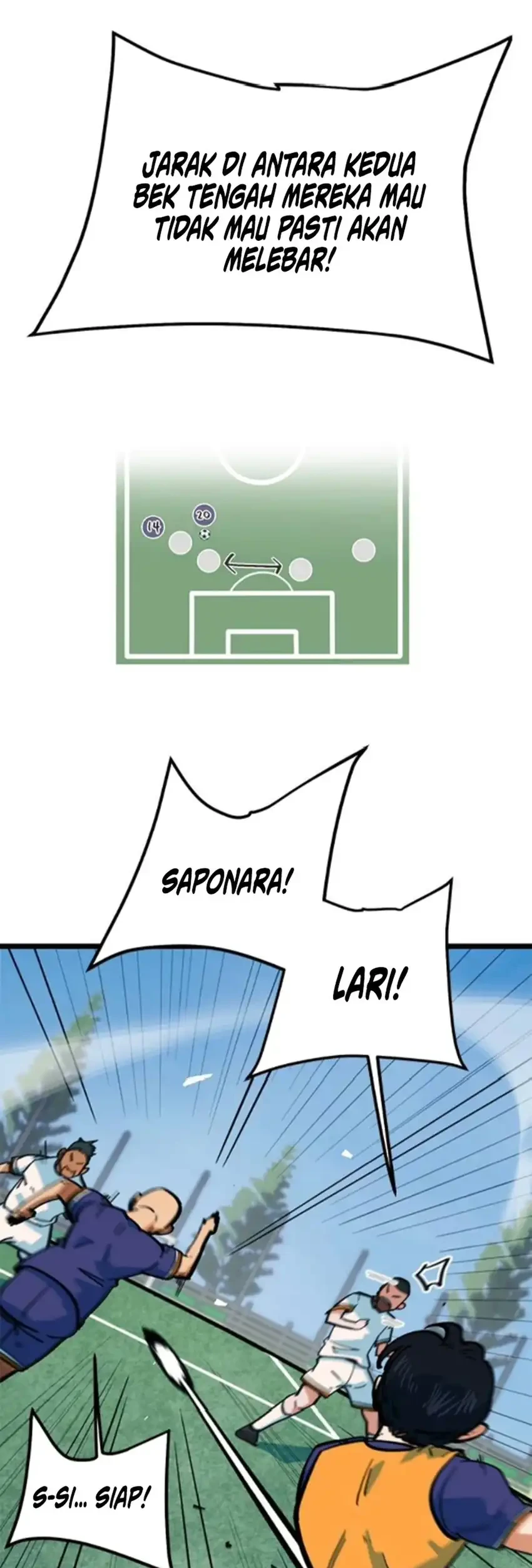 I’m Being Misunderstood as a Soccer Genius Chapter 74 Gambar 51