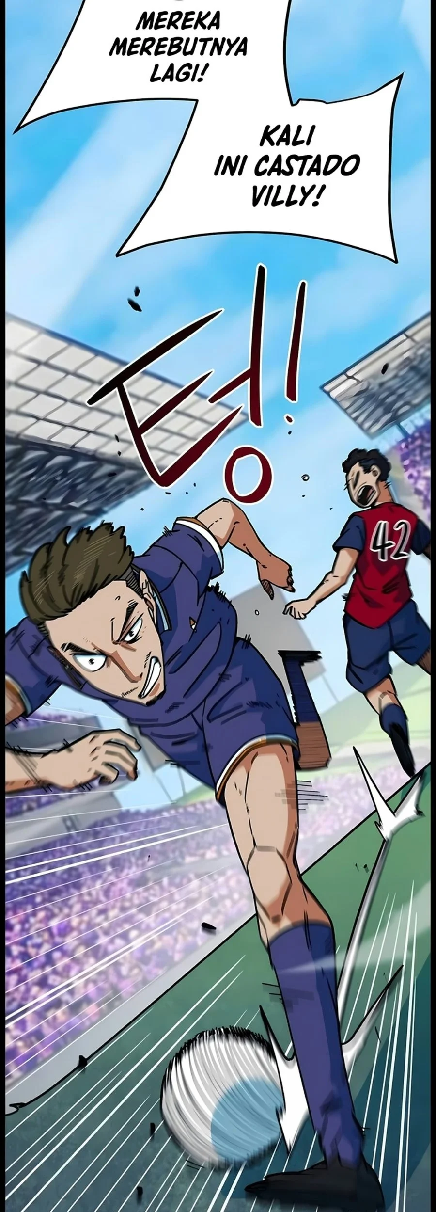 I’m Being Misunderstood as a Soccer Genius Chapter 90 Gambar 46