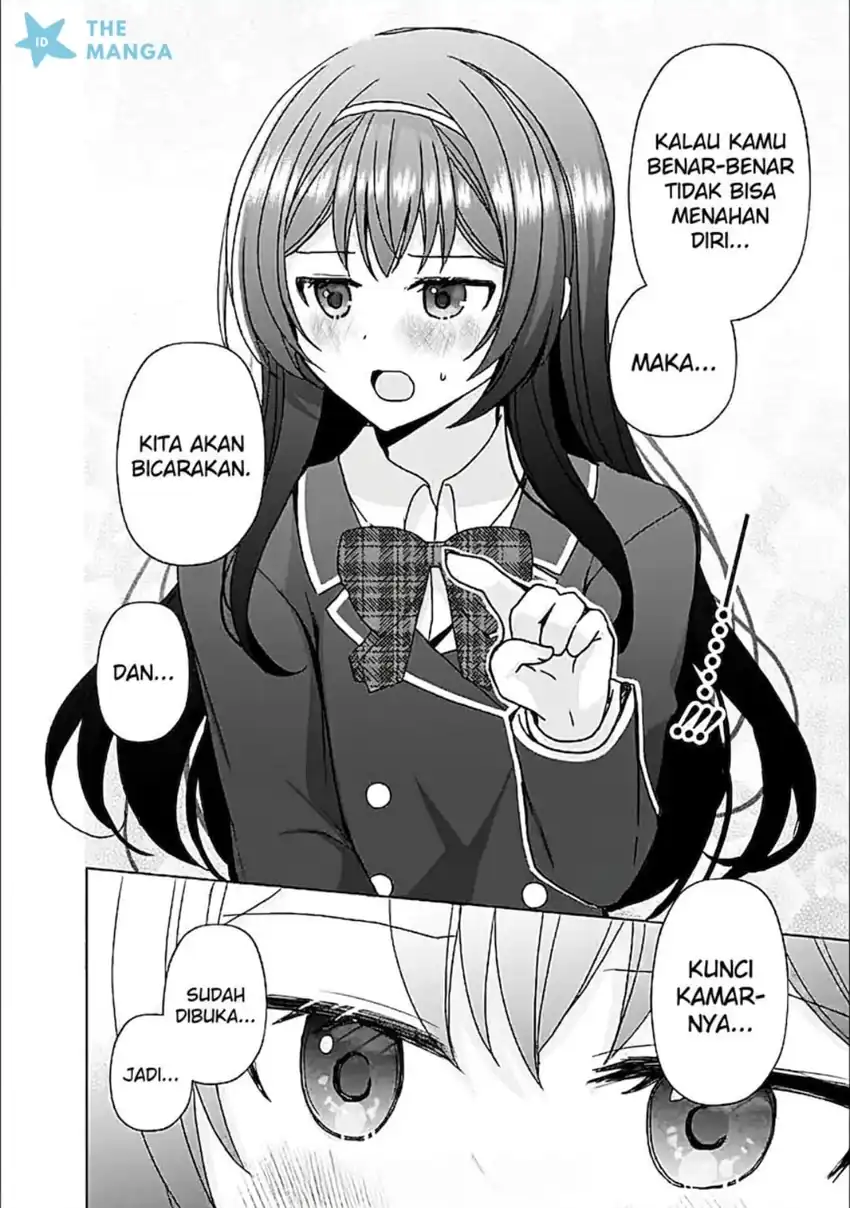 Iinazuke ga Dekita to Omottara, Sono Iinazuke ga Gakkou de Yuumei na “Akuyaku Reijou” Dattan dakedo, Dou Sureba Ii? Chapter 12 Gambar 17