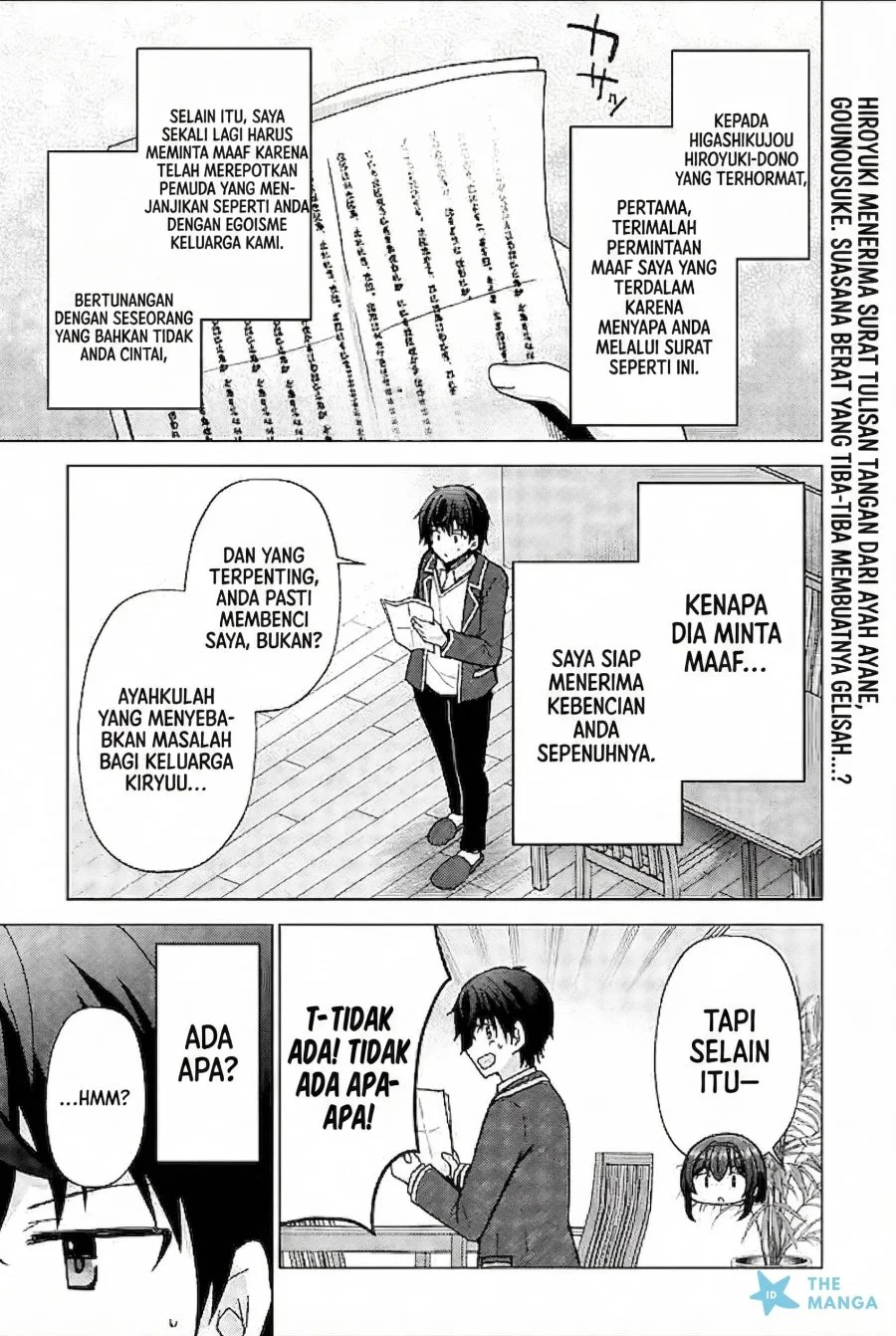 Iinazuke ga Dekita to Omottara, Sono Iinazuke ga Gakkou de Yuumei na “Akuyaku Reijou” Dattan dakedo, Dou Sureba Ii? Chapter 9 Gambar 16