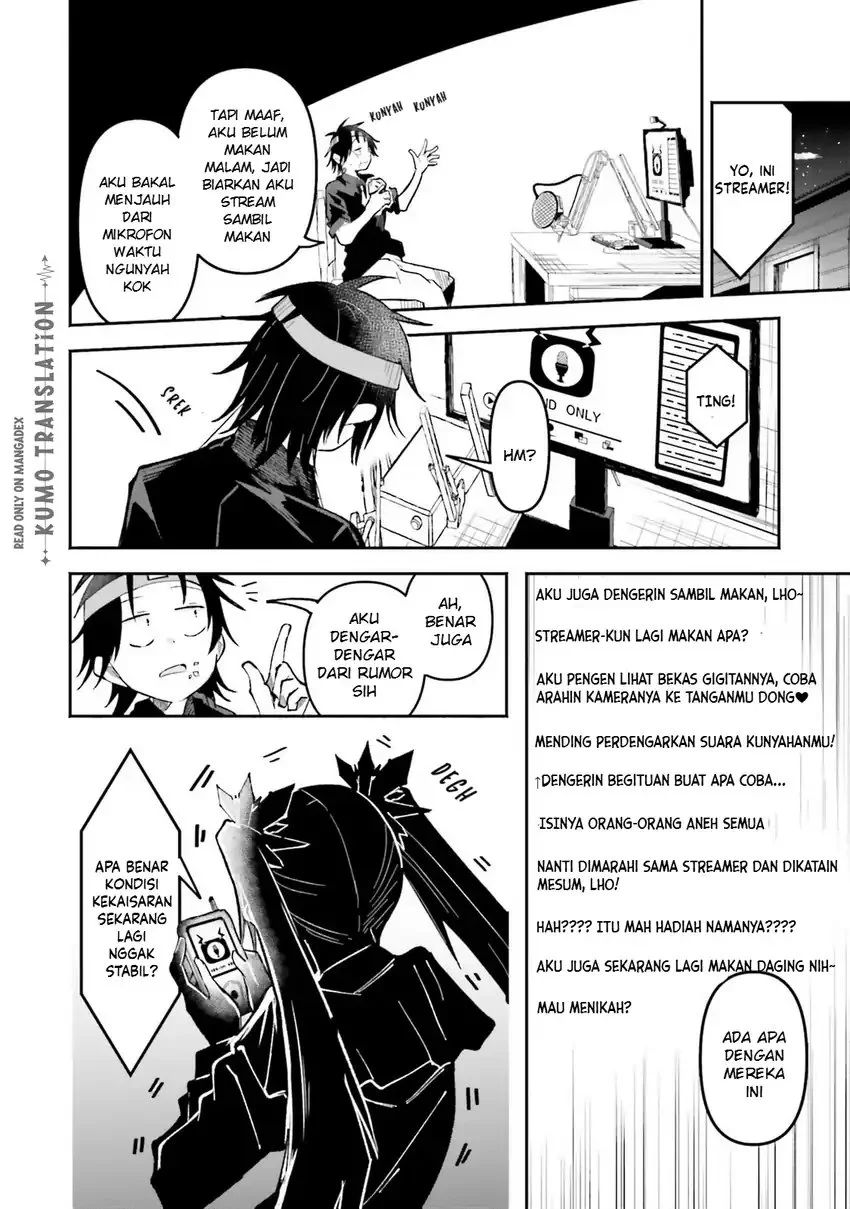 Isekai de Haishin Katsudou wo Shitara Tairyou no Yandere Shinja wo Umidashite Shimatta Ken Chapter 54 Gambar 11