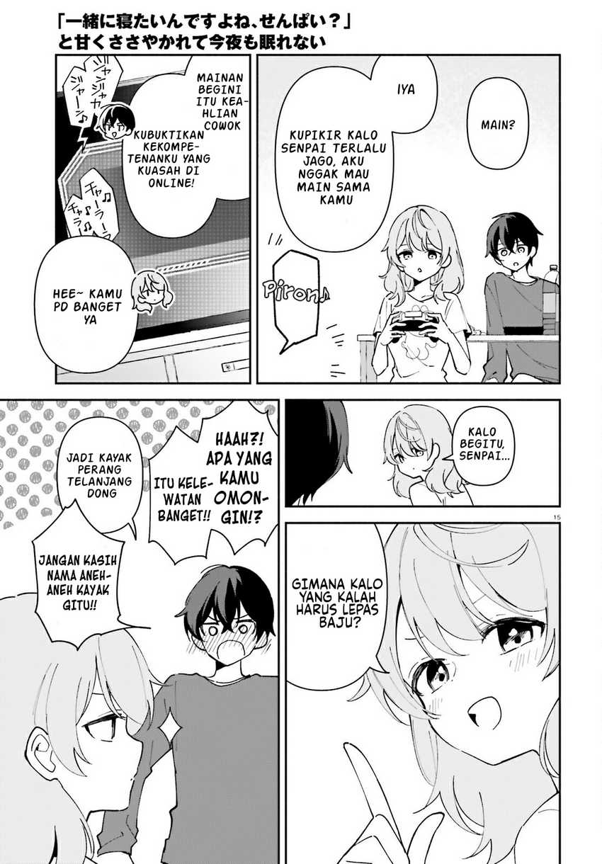 “Issho ni Netaindesu yo Ne, Senpai?” to Amaku Sasayakarete Kon’ya mo Nemurenai Chapter 4 Gambar 16