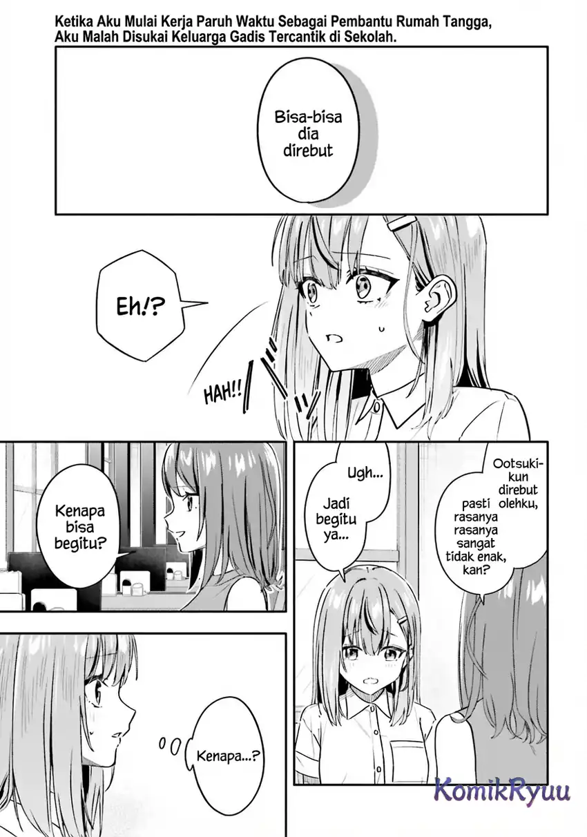 Kajidaikou no Arbeit wo Hajimetara Gakuen Ichi no Bishoujo no Kazoku ni Kiniirarechaimashita Chapter 11 Gambar 12