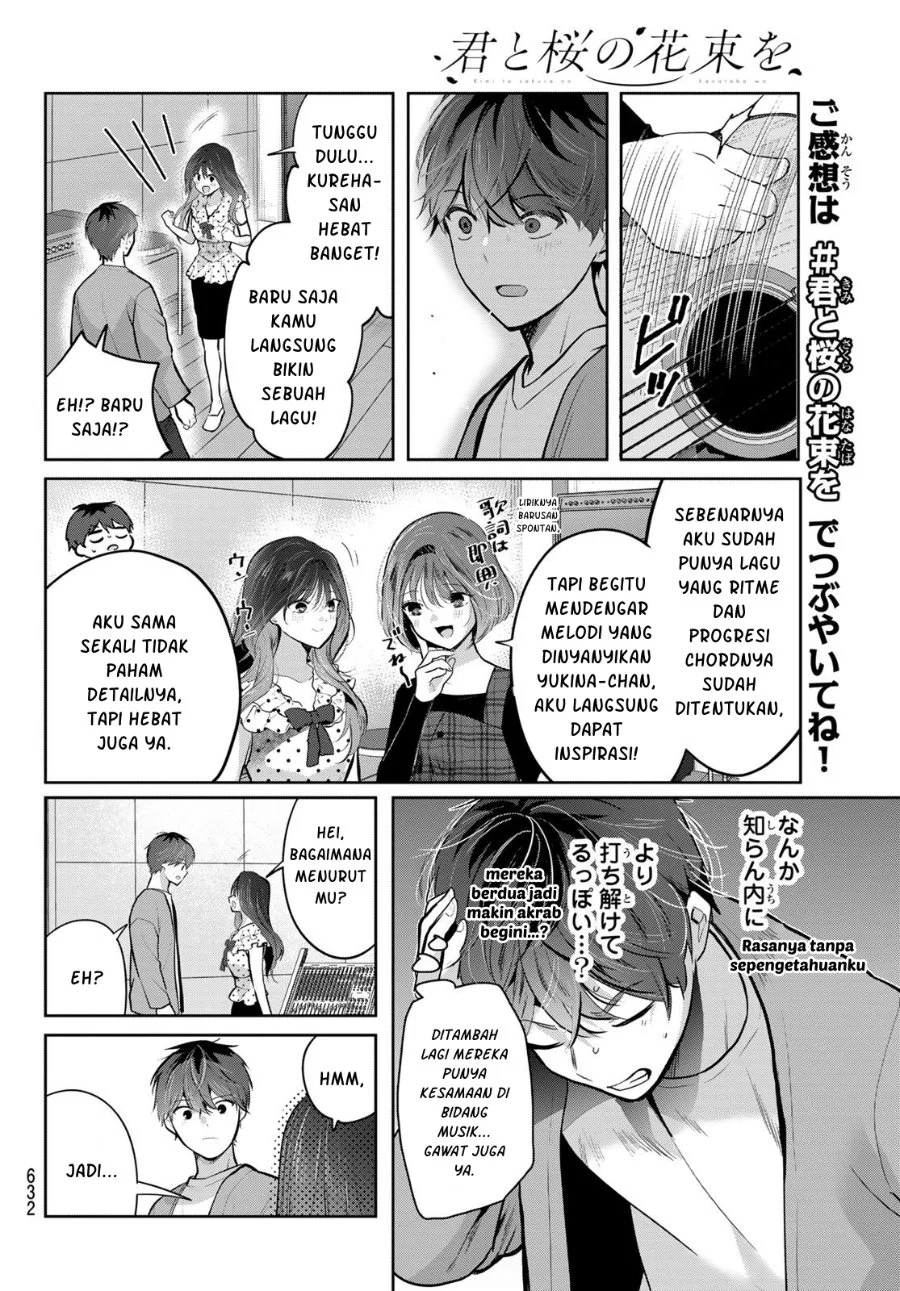 Kimi to Sakura no Hanataba wo - Denshi Gentei Egaki Oroshi Tokuten-tsuki Chapter 8 Gambar 17
