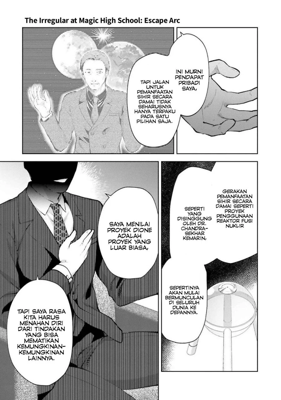 Mahouka Koukou no Rettousei Escape-hen Chapter 15 - Halaman 11