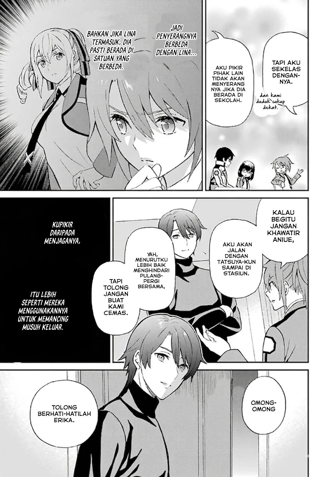 Mahouka Koukou no Rettousei – Raihousha-hen Chapter 21 Gambar 14