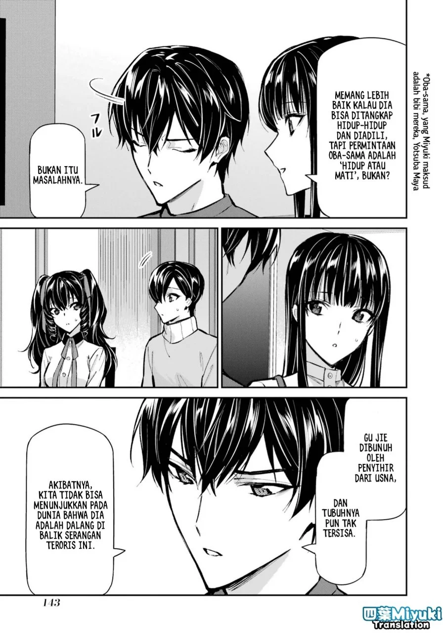 Mahouka Koukou no Rettousei Shizoku Kaigi-hen Chapter 50 - Halaman 15