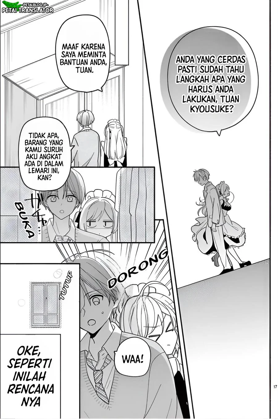 Maid wa Koisuru Hachiya-kun Chapter 12 Gambar 16