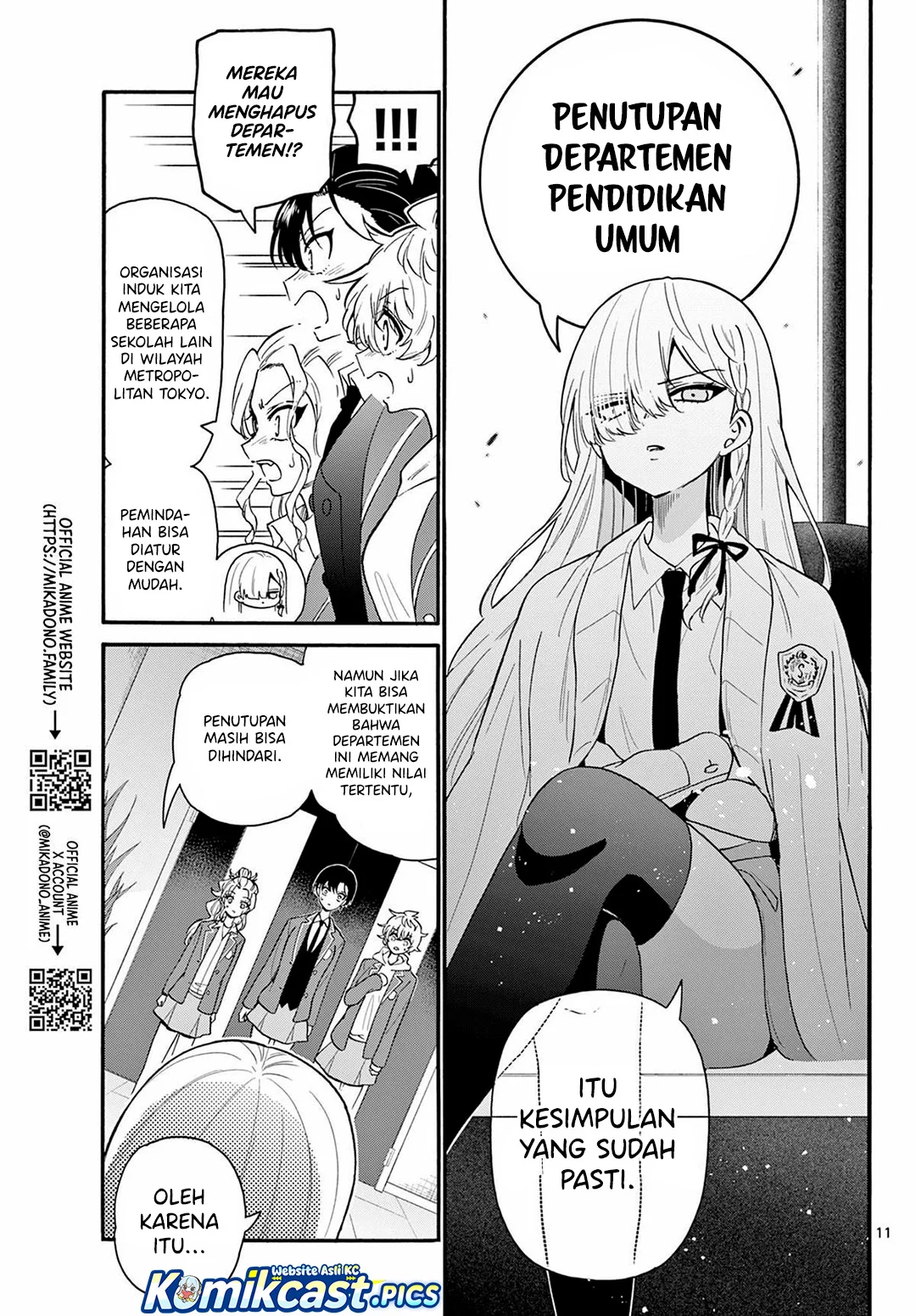 Mikadono Sanshimai wa Angai, Choroi Chapter 156 Gambar 11