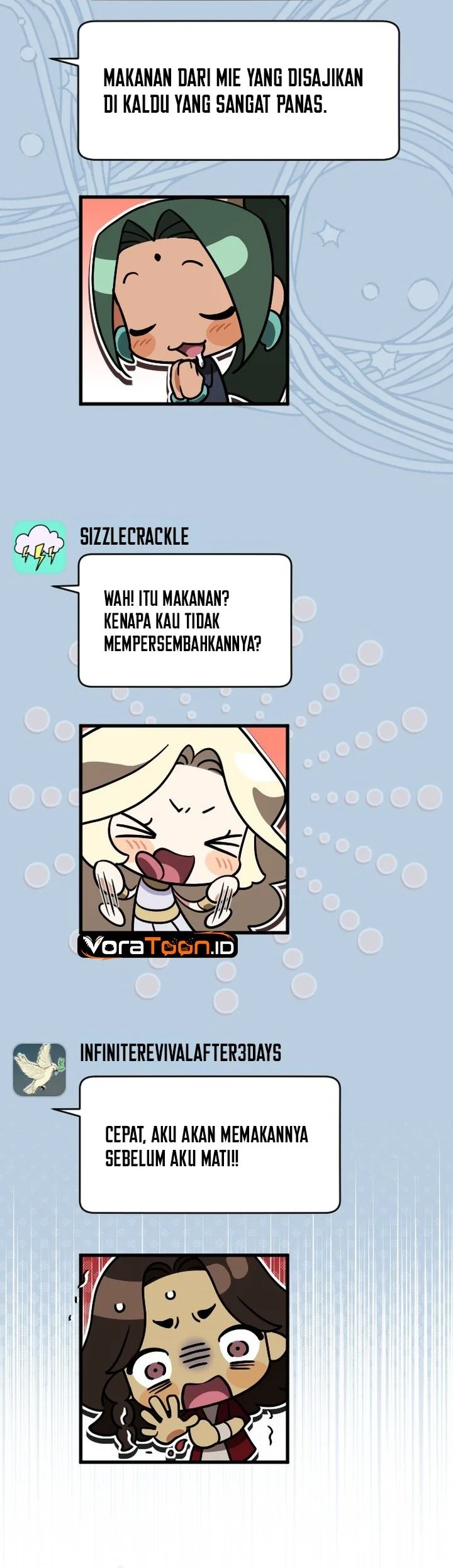 Offering Kimchi Cup Noodles to the Gods' Group Chat Chapter 1 Gambar 41