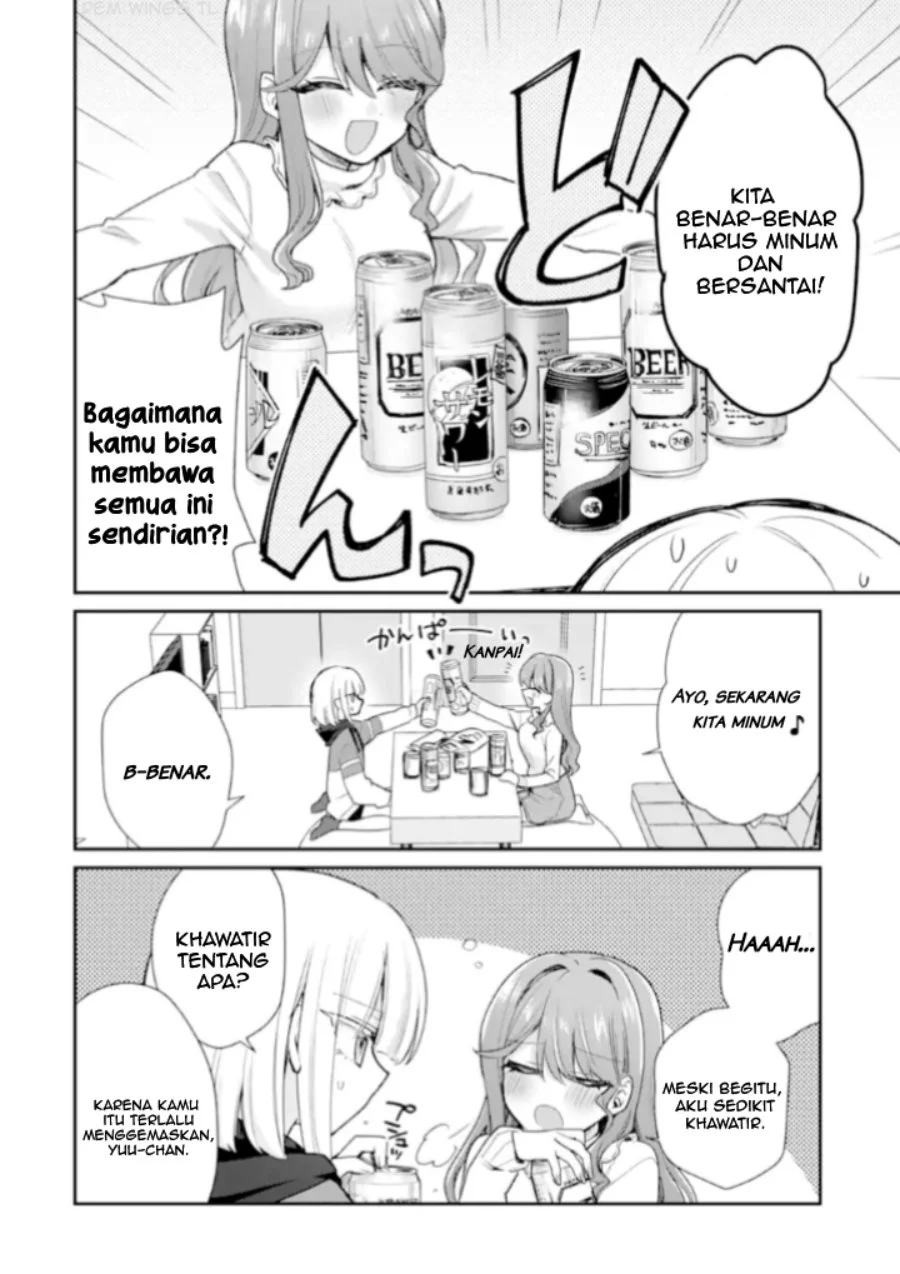 Osake to Senpai Kanojo to no Amaama Doukyo Lovecome wa Nijuusai ni Natte kara Chapter 6.1 Gambar 11