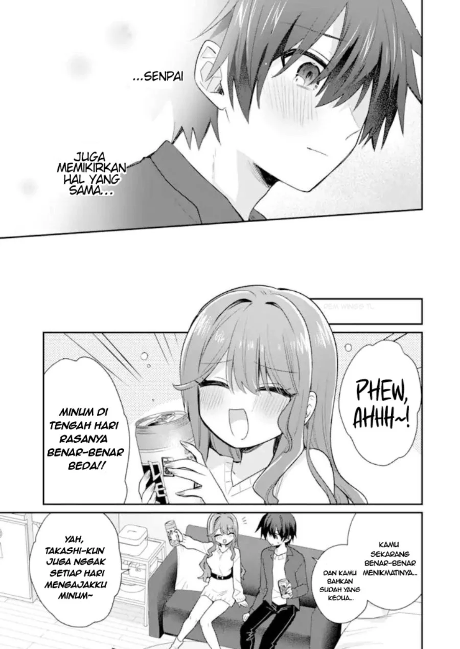 Osake to Senpai Kanojo to no Amaama Doukyo Lovecome wa Nijuusai ni Natte kara Chapter 7 Gambar 12