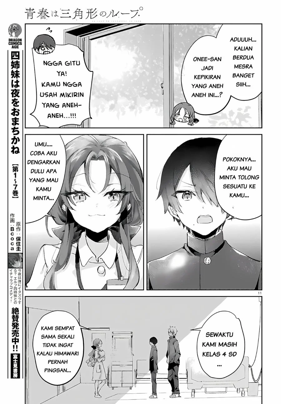 Seishun wa Sankakkei no Loop Chapter 13 Gambar 11