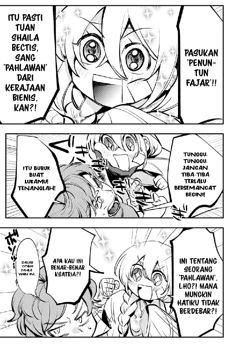 Shura Youjo no Eiyuutan ~Hanpa-sha to Iwa Reta Youhei, Youjo ni Tensei Shite Nariagaru~ Chapter 11 - Halaman 17