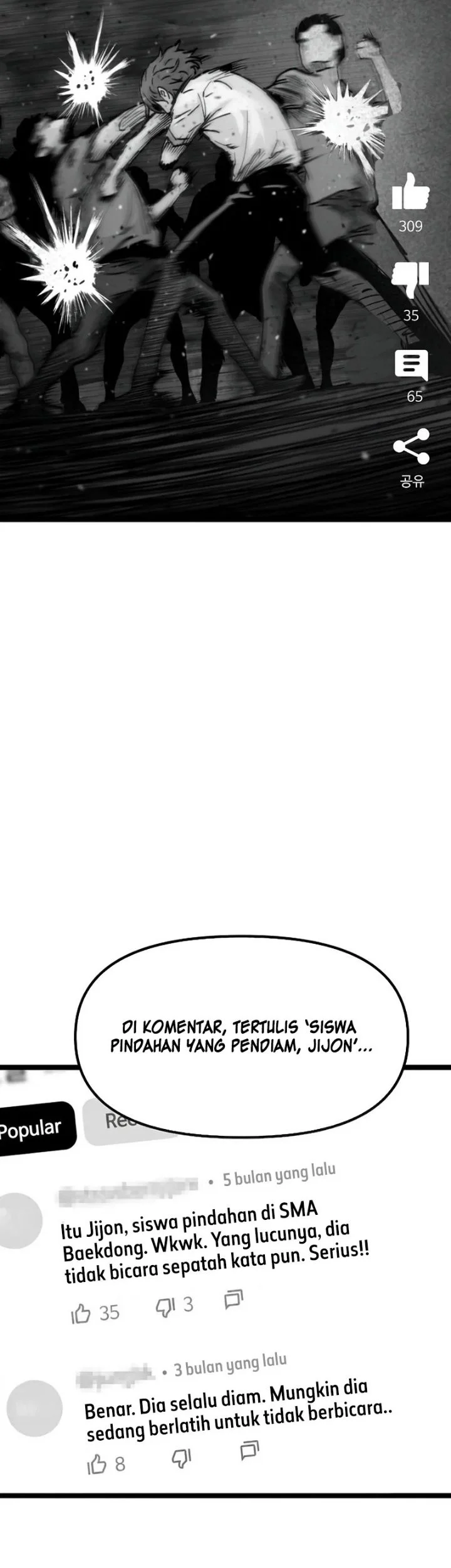 Silent Transfer Student Chapter 66 Gambar 30