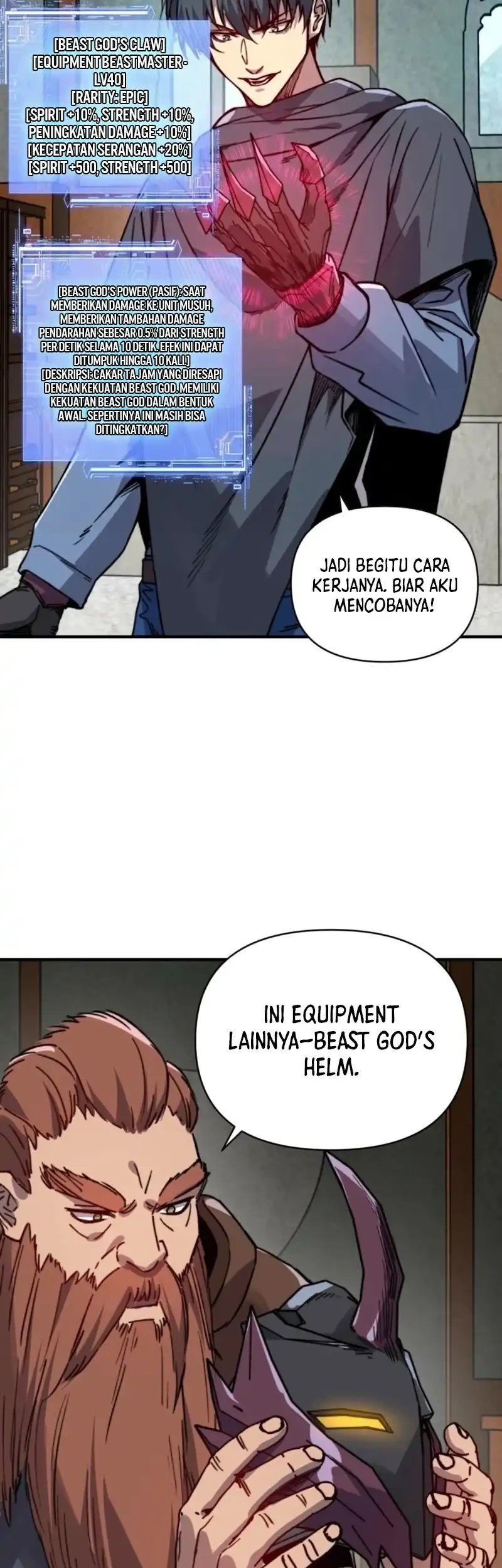 Start by changing your job to the God of Wealth and taming billions of divine pets! Chapter 37 Gambar 19