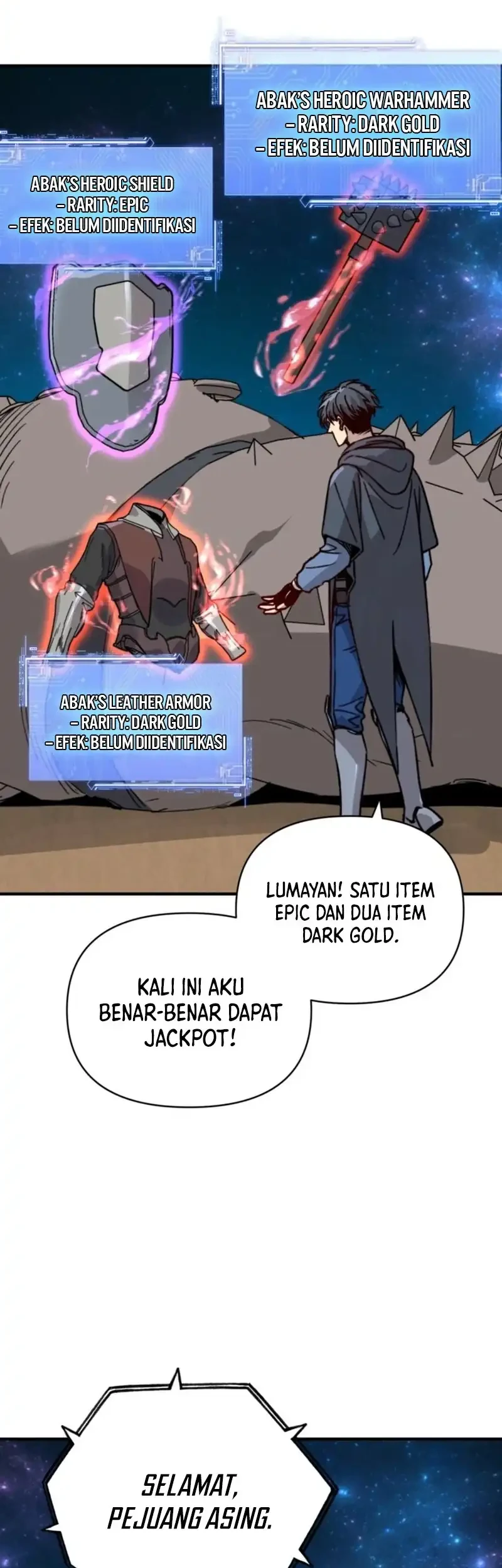 Start by changing your job to the God of Wealth and taming billions of divine pets! Chapter 40 Gambar 21