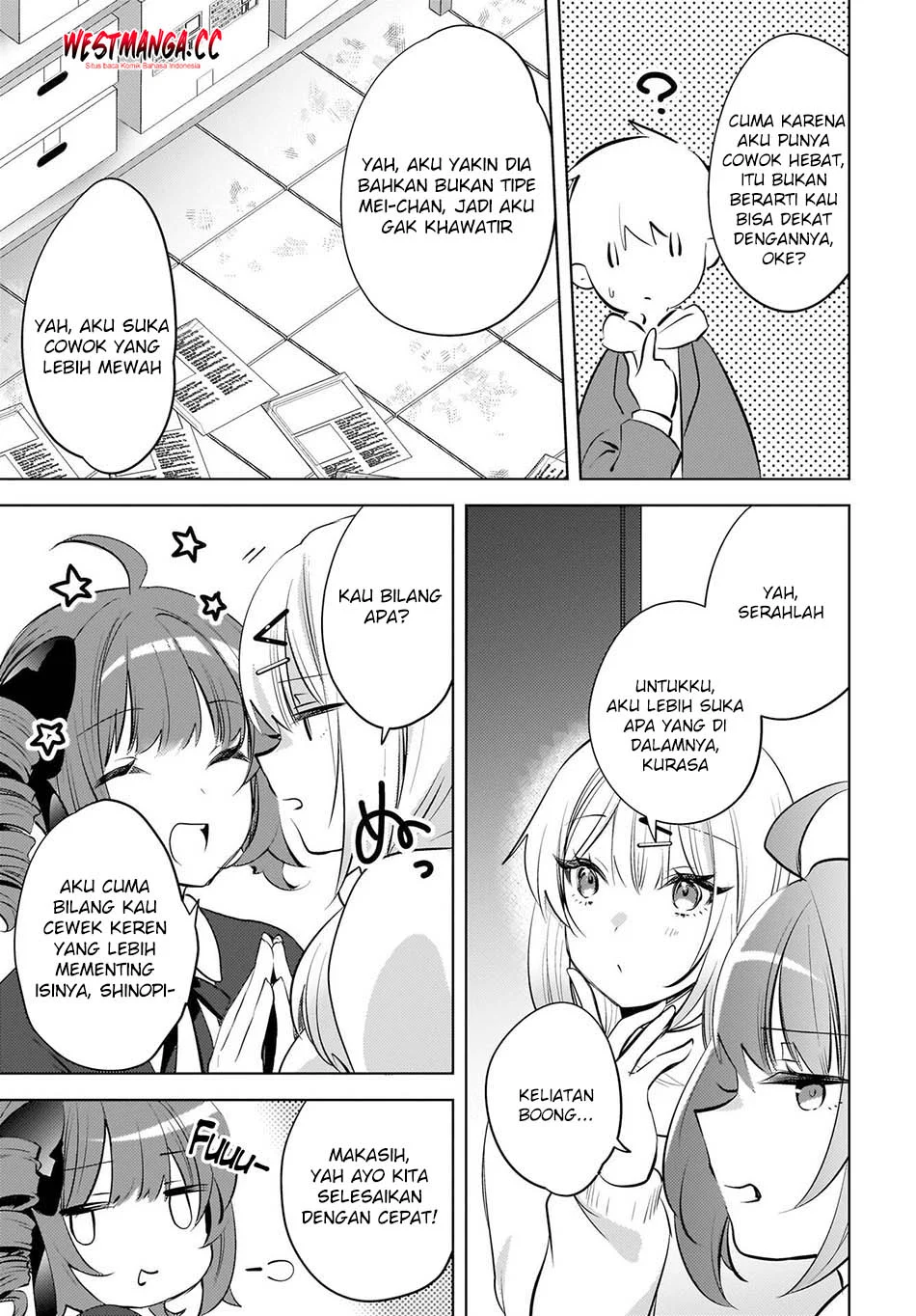 The Gal Sitting Behind Me Likes Me -Maybe I’m Screwed Already- Chapter 27.5 Gambar 11