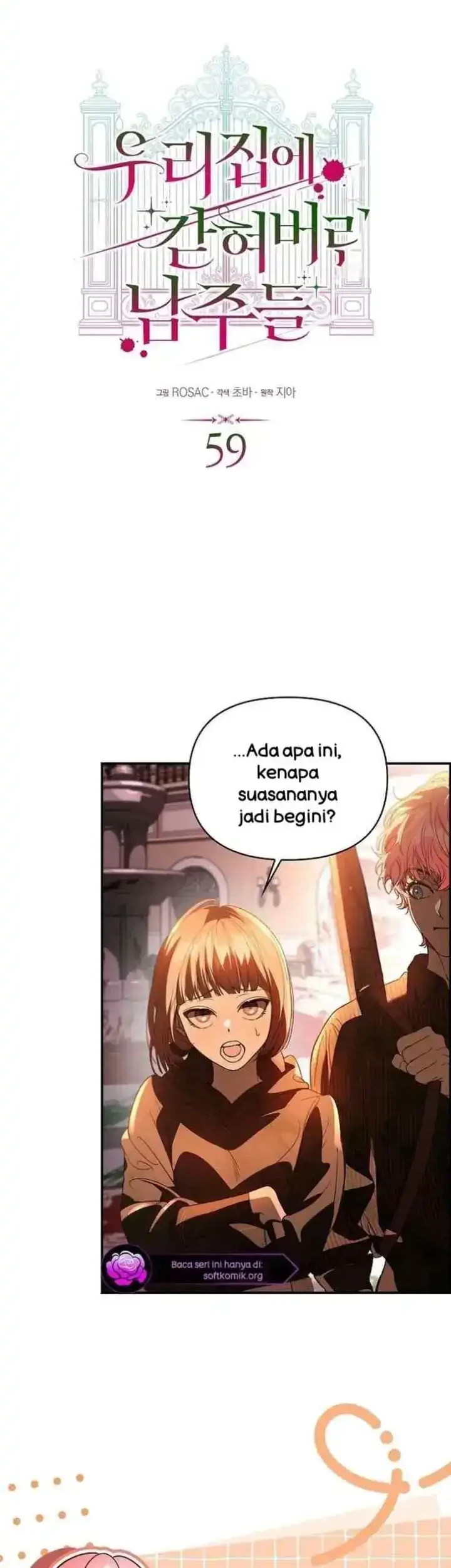 The Male Leads Are Trapped in My House Chapter 59 Gambar 24