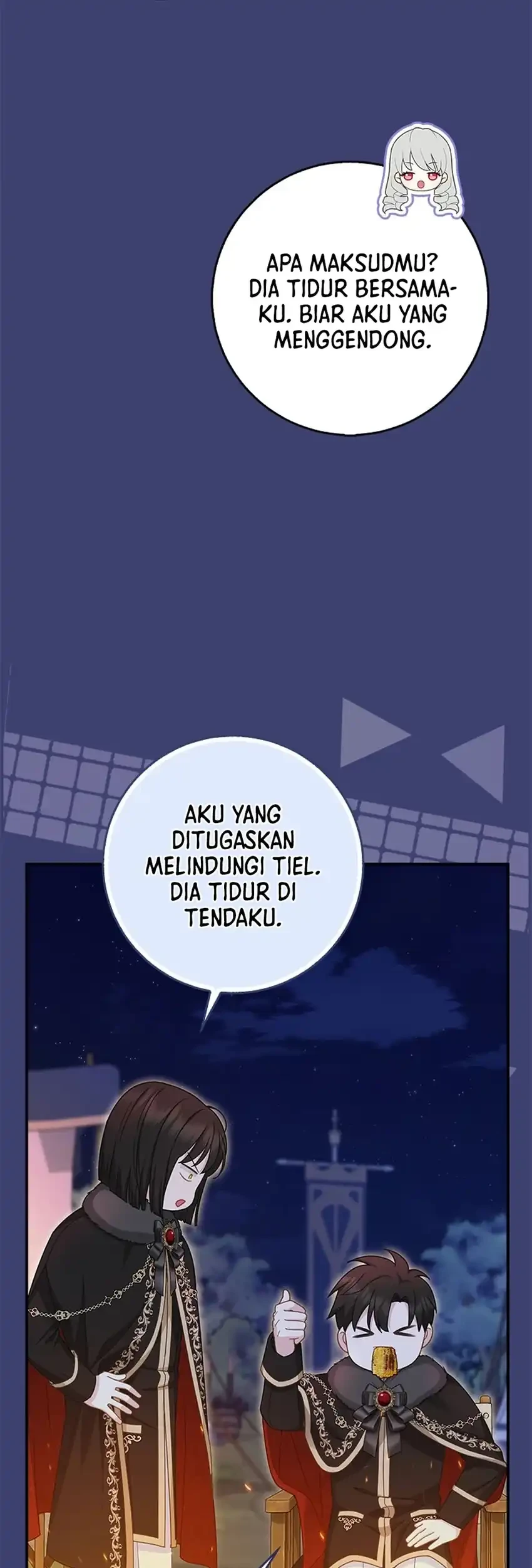 The Snow Leopard Baby of the Black Leopard Family Chapter 48 Gambar 38