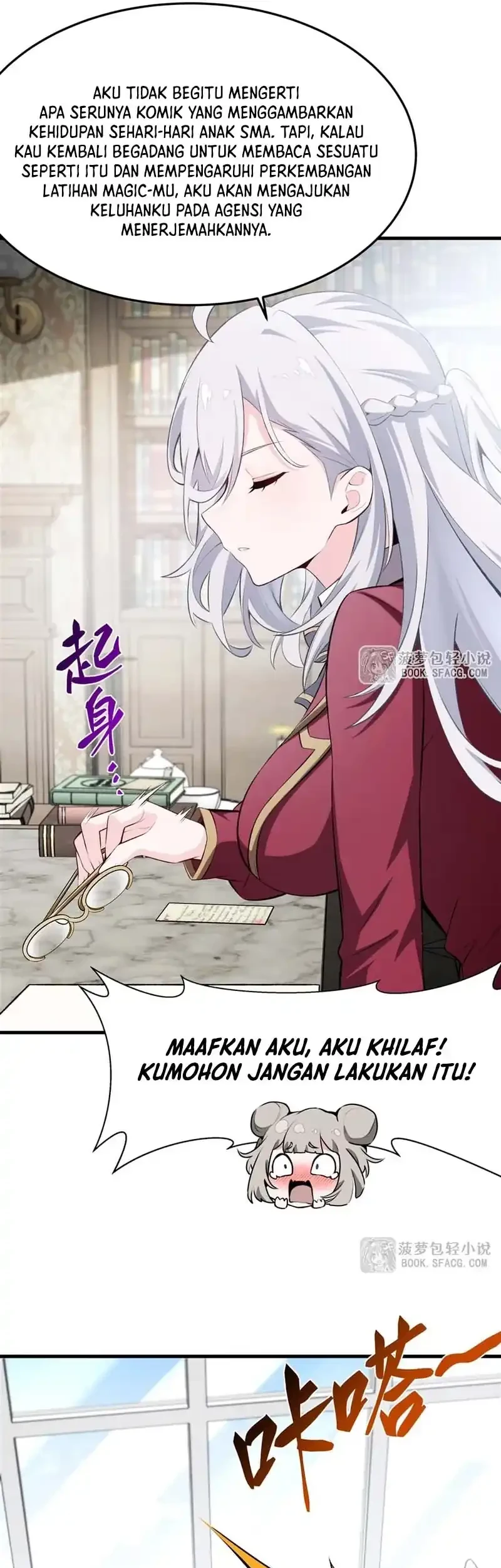 The Yellow-haired Villain in Female Main Character’s Novel wants Happiness Chapter 44 Gambar 22
