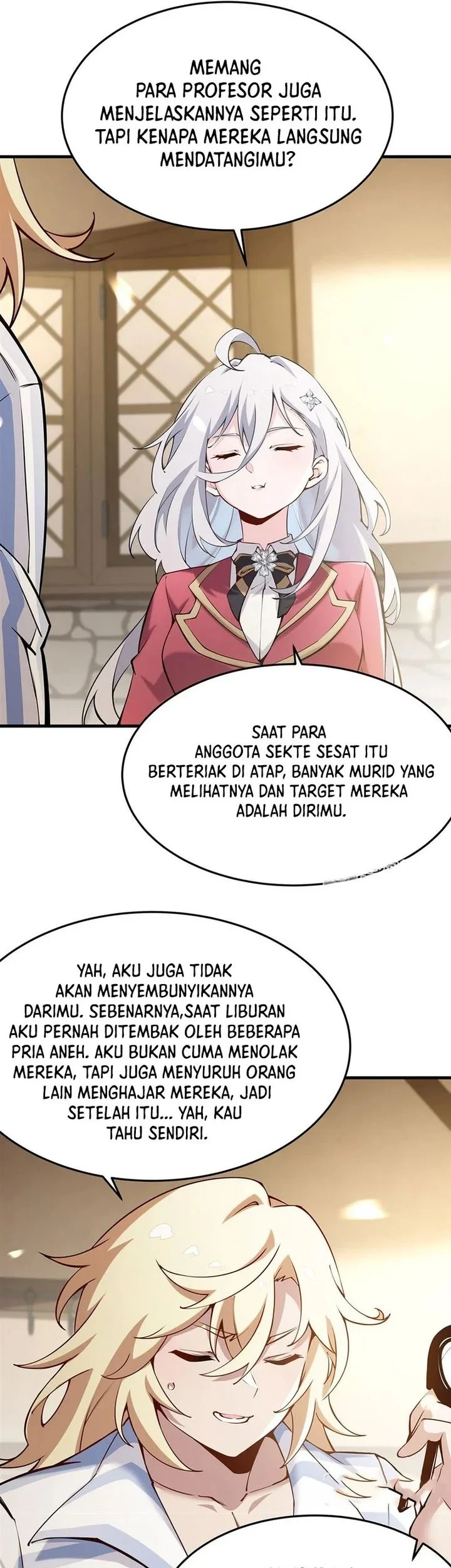 The Yellow-haired Villain in Female Main Character’s Novel wants Happiness Chapter 74 Gambar 20