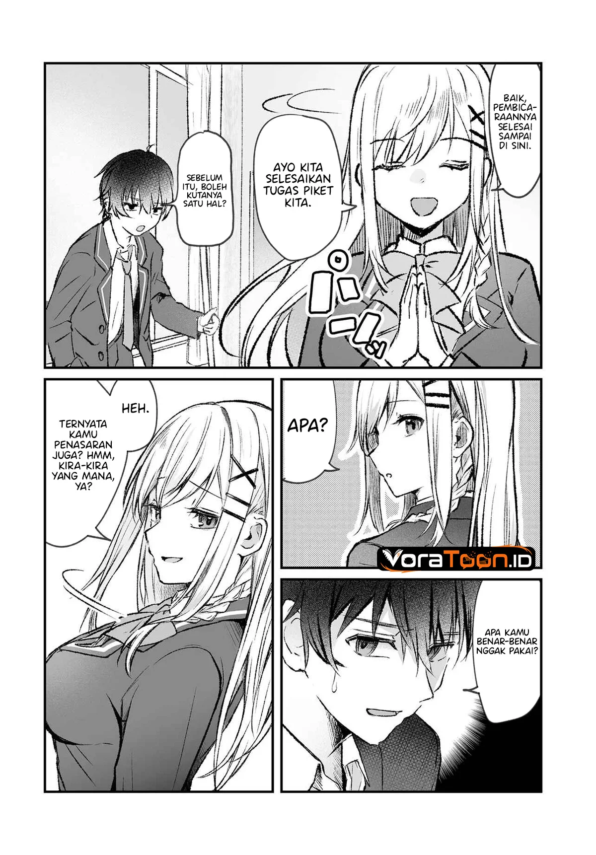 Tonari no Seki no Seijo-sama wa Ore ni Kossori Skirt no Naka wo Oshiete Kureru Chapter 2 Gambar 11