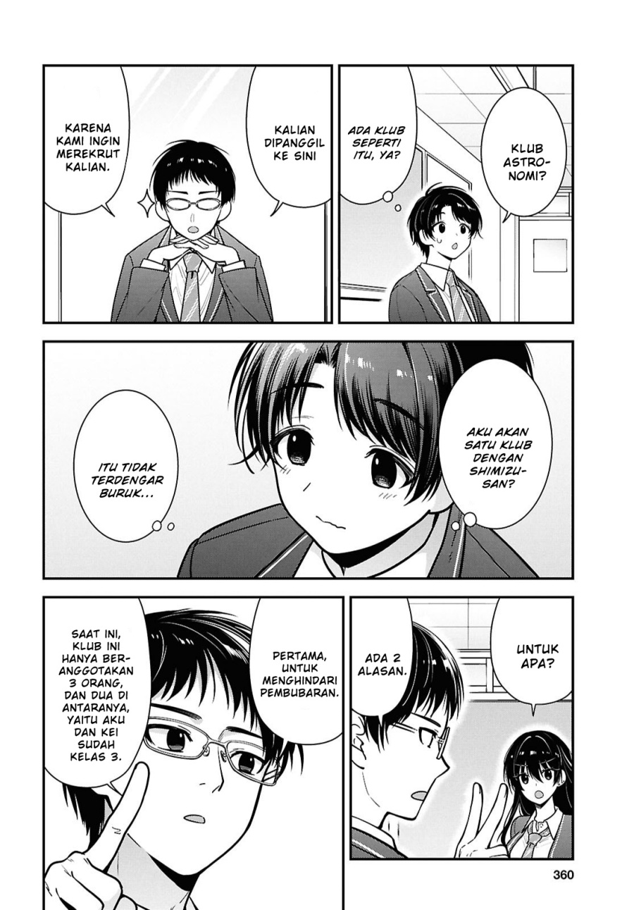 Tonari no Seki no Yankee Shimizu-san ga Kami o Kuroku Sometekita Chapter 10 - Halaman 18