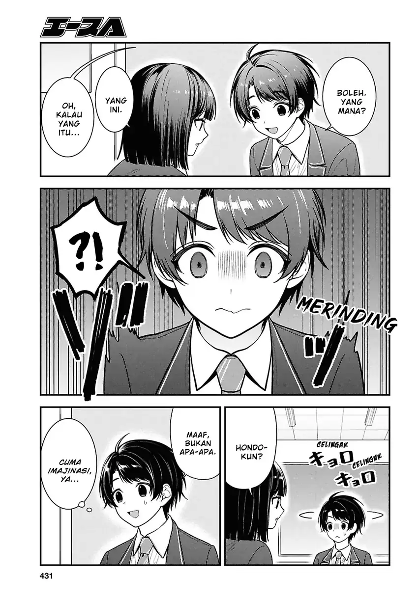 Tonari no Seki no Yankee Shimizu-san ga Kami o Kuroku Sometekita Chapter 12 - Halaman 21
