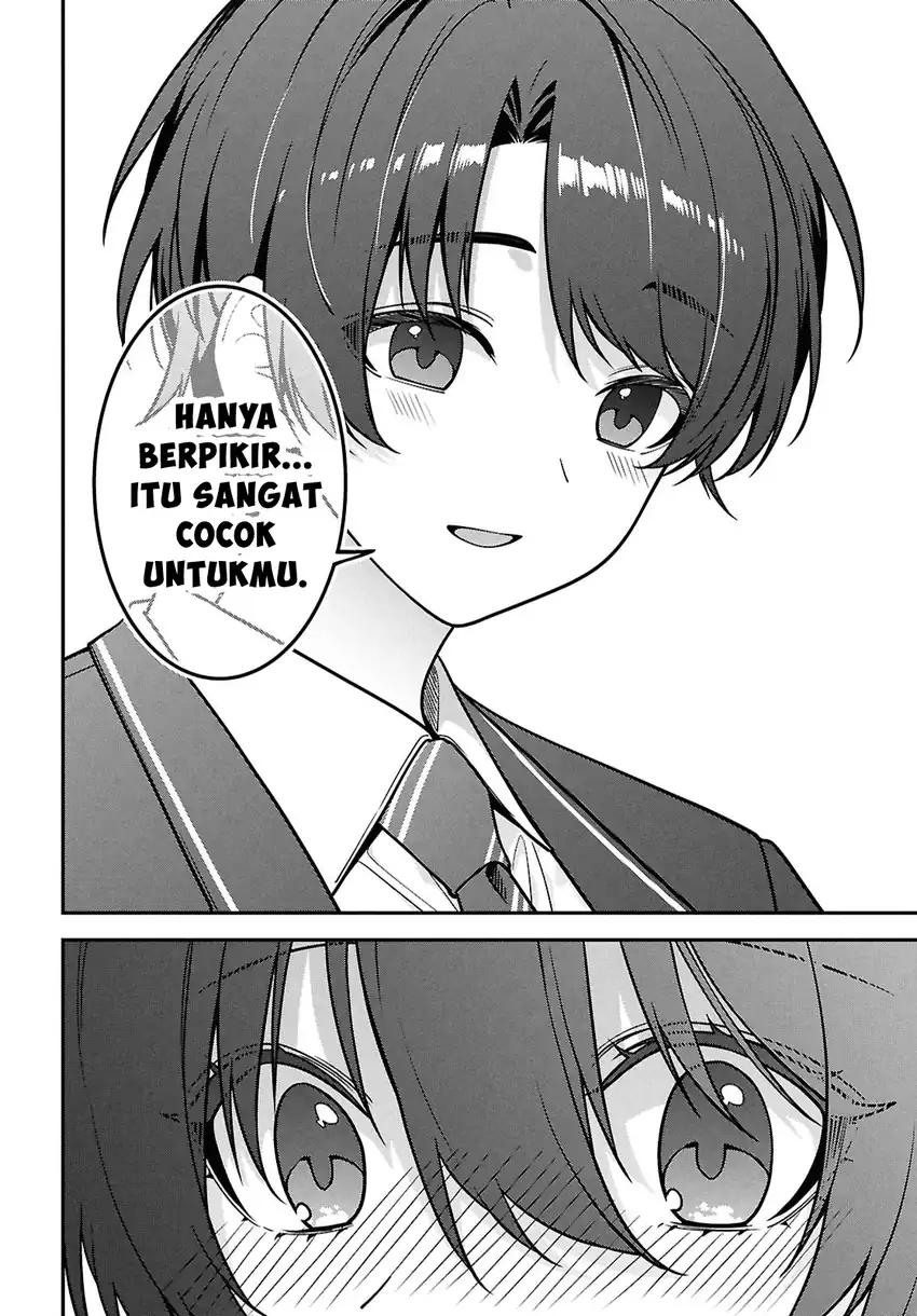 Tonari no Seki no Yankee Shimizu-san ga Kami o Kuroku Sometekita Chapter 14 - Halaman 16