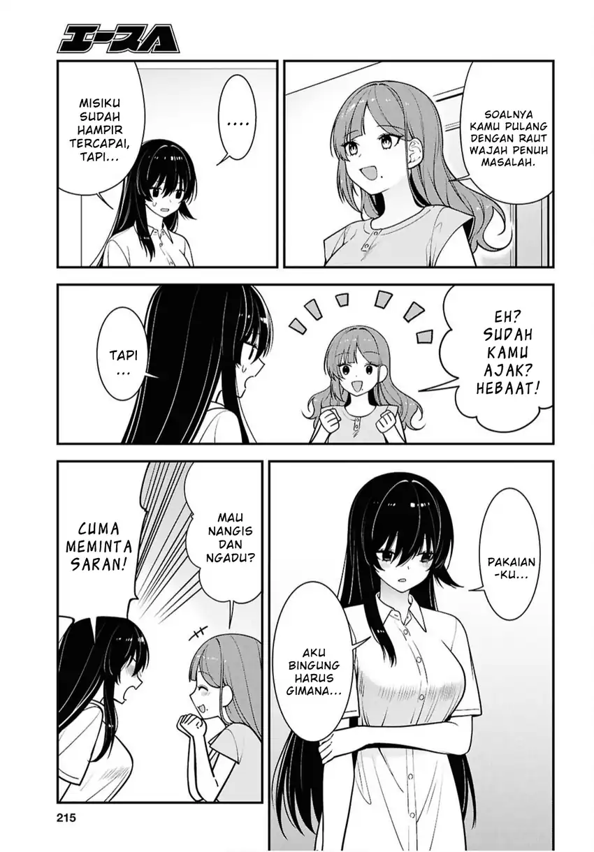 Tonari no Seki no Yankee Shimizu-san ga Kami o Kuroku Sometekita Chapter 17 - Halaman 17