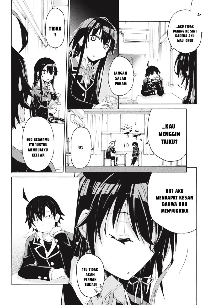 Yahari Ore no Seishun Love Come wa Machigatteiru @comic Chapter 1 Gambar 17