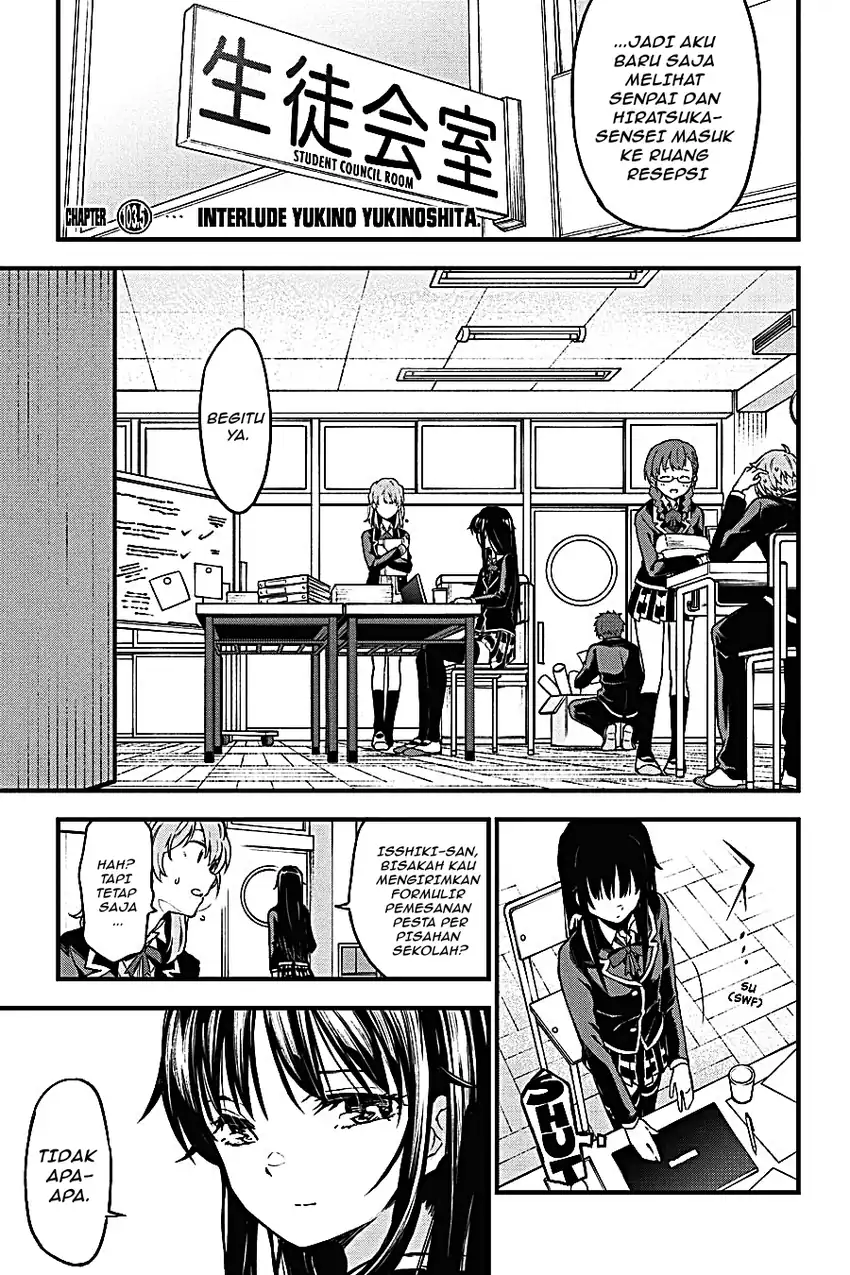 Yahari Ore no Seishun Love Come wa Machigatteiru @comic Chapter 102 Gambar 31