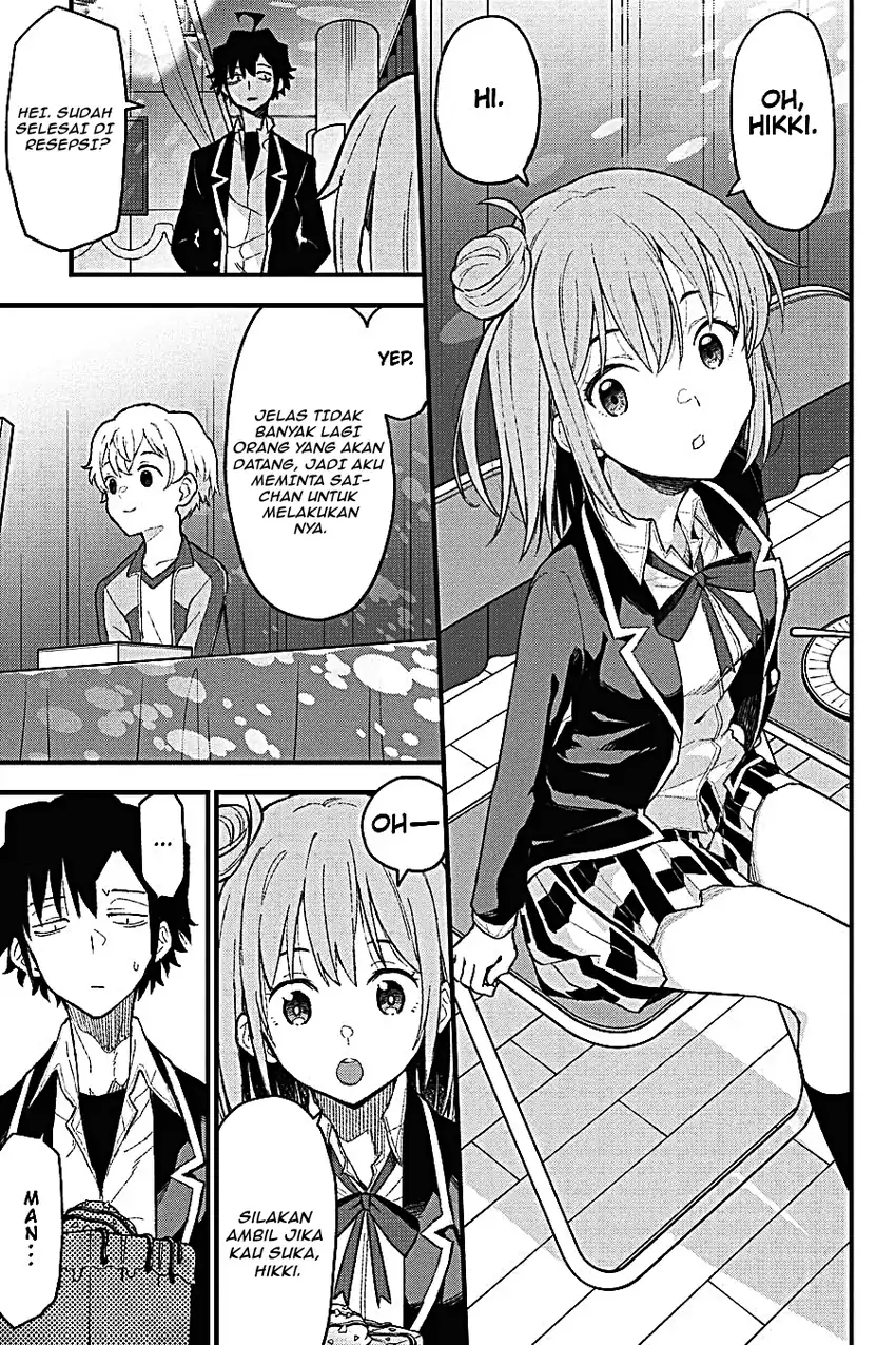 Yahari Ore no Seishun Love Come wa Machigatteiru @comic Chapter 107 Gambar 14