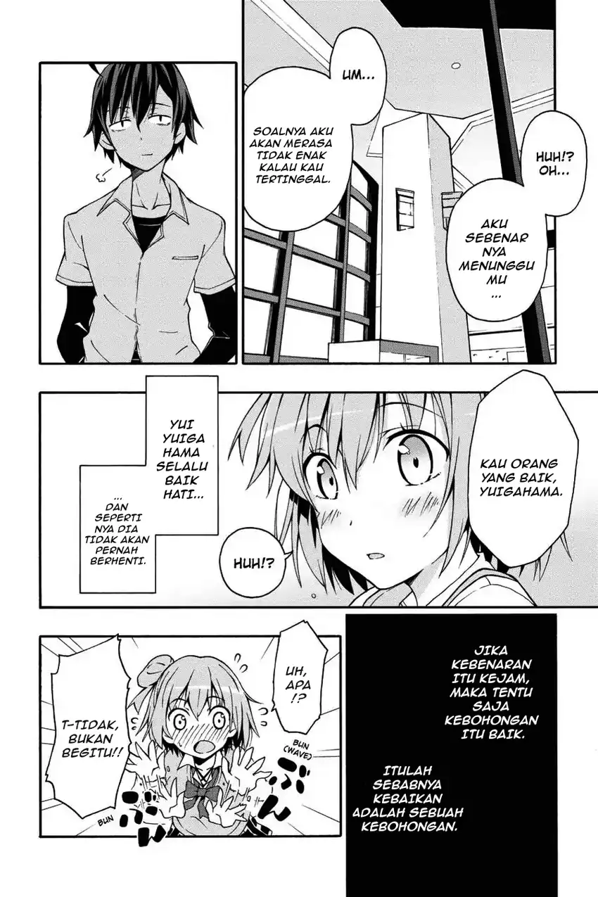 Yahari Ore no Seishun Love Come wa Machigatteiru @comic Chapter 13 Gambar 14