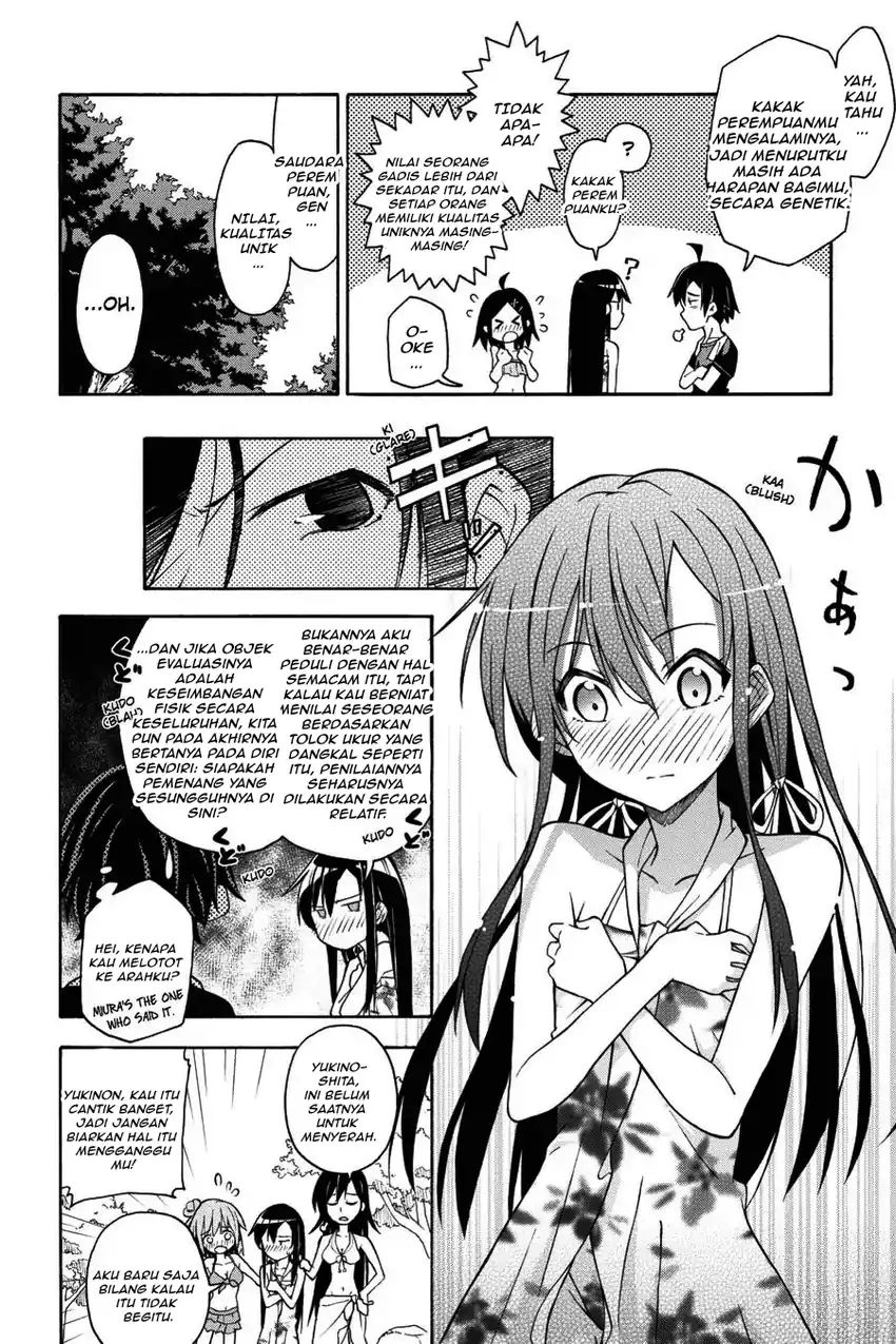 Yahari Ore no Seishun Love Come wa Machigatteiru @comic Chapter 26 Gambar 17