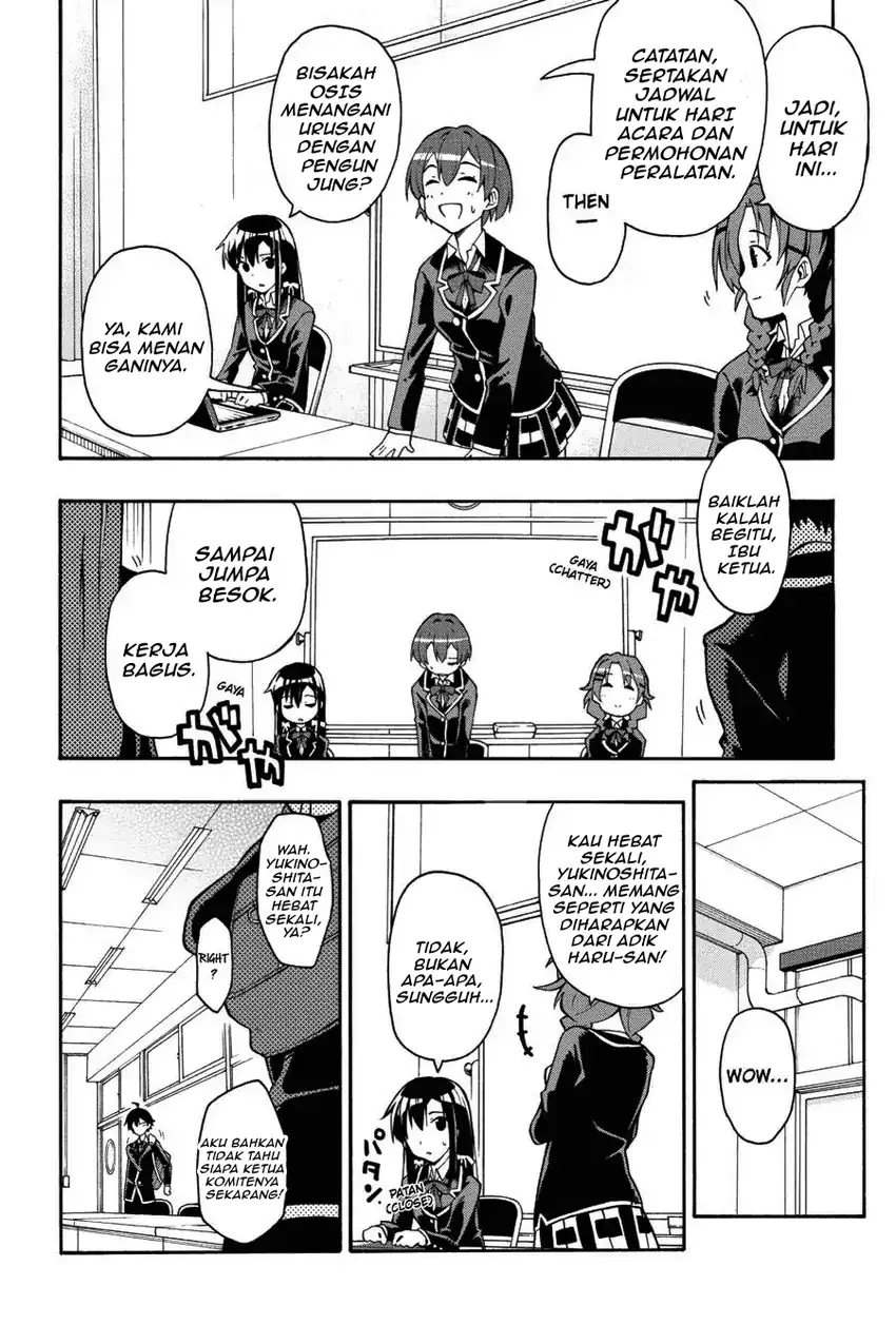 Yahari Ore no Seishun Love Come wa Machigatteiru @comic Chapter 36 Gambar 14
