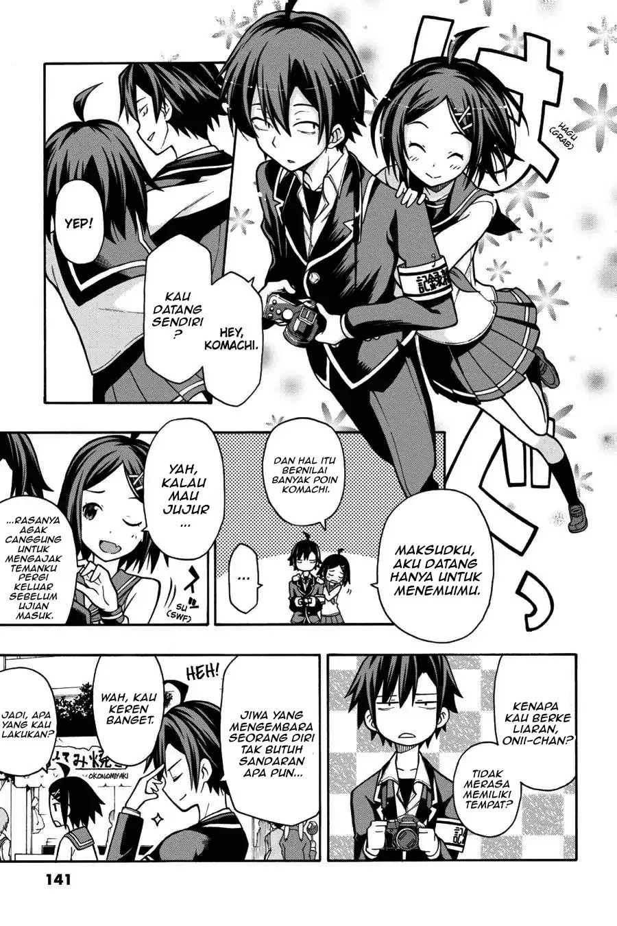 Yahari Ore no Seishun Love Come wa Machigatteiru @comic Chapter 39 Gambar 17