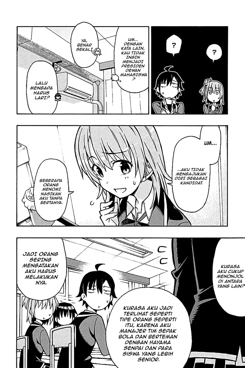 Yahari Ore no Seishun Love Come wa Machigatteiru @comic Chapter 53 Gambar 17