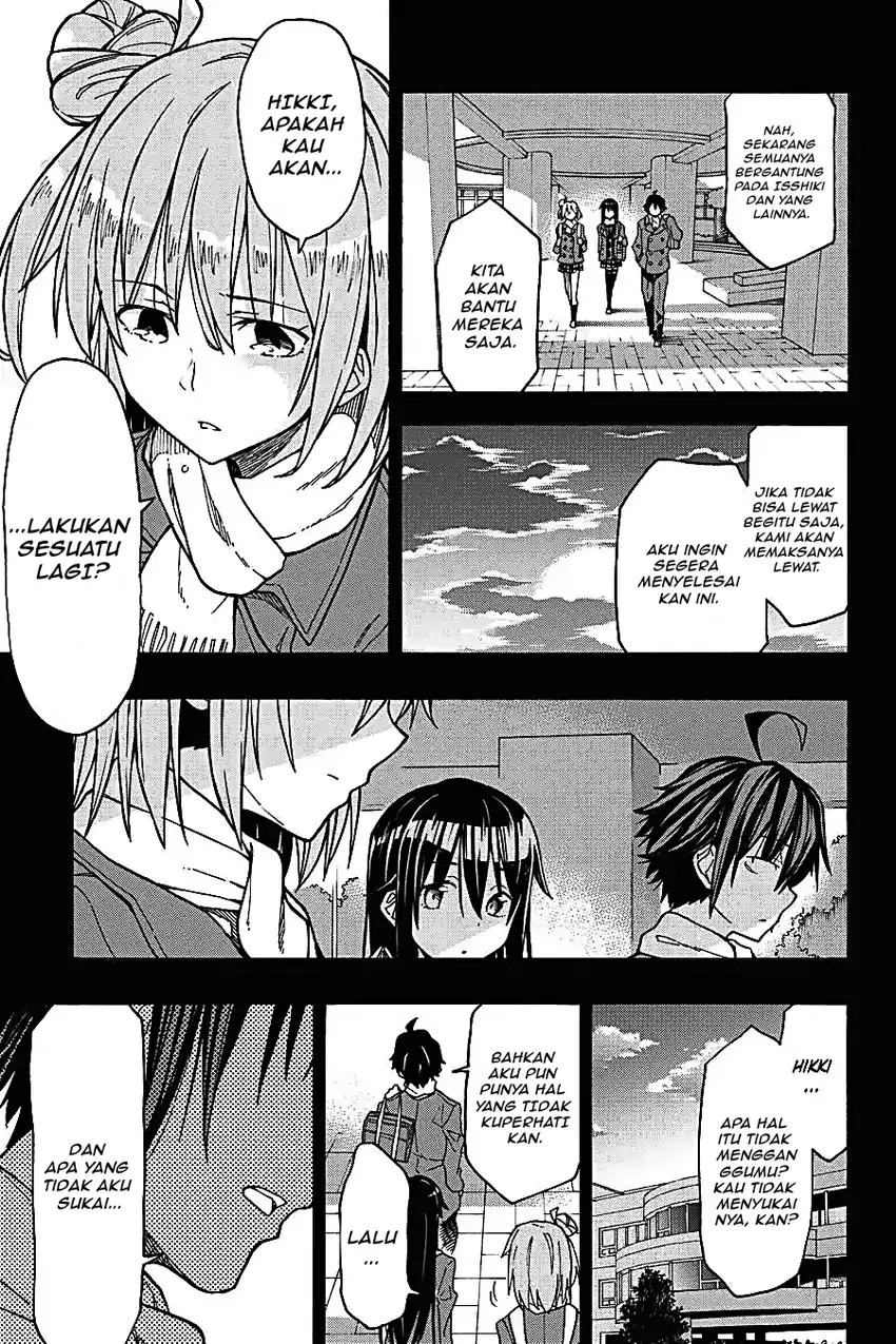 Yahari Ore no Seishun Love Come wa Machigatteiru @comic Chapter 68 Gambar 23