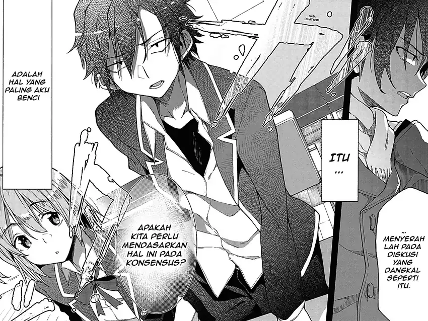 Yahari Ore no Seishun Love Come wa Machigatteiru @comic Chapter 68 Gambar 24